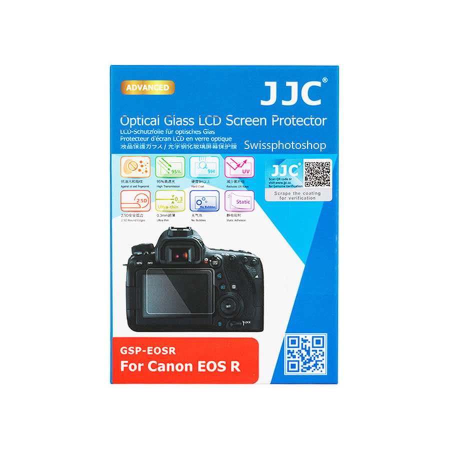 JJC GSP-EOS R Displayschutz aus Glas für Canon EOS R