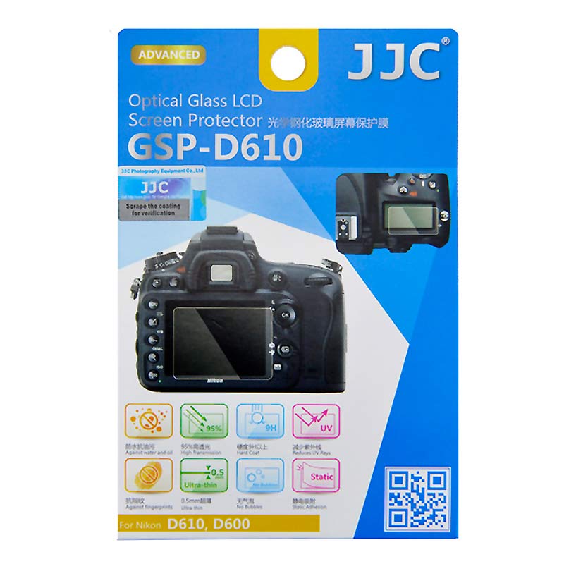 Displayschutz JJC GSP-D610 zu Nikon D610, D600