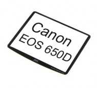 Canon EOS 650D LCD Displayschutz aus gehärtetemGlas