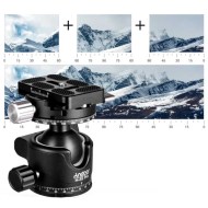 Panorama Kugelkopf mit 2-fach Drehrichtung, Arca Swiss kompatibel