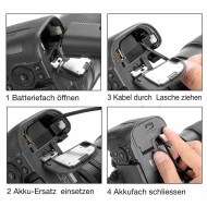 Netzteil Typ ACK-E6 für Canon Kameras mit LP-E6, LP-E6N Akku
