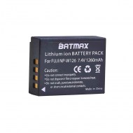 LI-Ion Akku NP-W126 Batmax für Fujifilm X Kameras