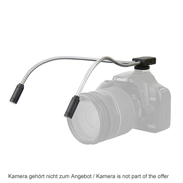 JJC LED-2D Makroleuchte Flexarm 23cm für Digitalkameras
