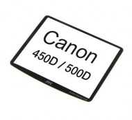 LCD Display-Schutzfolie auf bruchfestem Glas für Canon 500D, 450D