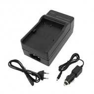 Akku Ladegerät mit Autoadapter für Olympus Akku LI-80B