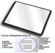 Displayschutz für Canon EOS 450D, 500D aus Glas von Phottix