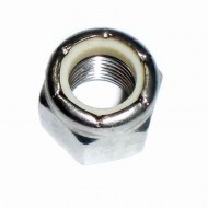 3/8 Zoll Stopmutter Chromstahl A2 und Nylon