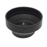 3-Stufen Gummi Gegenlichtblende für Objektive mit 62mm Filterdurchmesser 