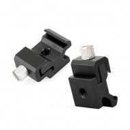 Blitzhalter Cold Shoe mit 1/4 Zoll Anschluss für ISO DIN Blitzgeräte 