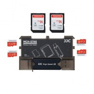 JJC-MCH-STK6GR Kartenleser USB 3 und USB C