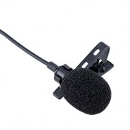JJC SGM-38 II Lavaliermikrofon für DSLR- und Videokameras 3,5mm Klinke Anschluss