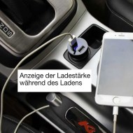 USB Ladegerät für Fahrzeuge und Autos 2-fach Zigarettenanzünder