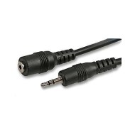 3.0 Meter 2,5 mm Klinke Verlängerunskabel 3-polig