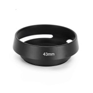 Metall Gegenlichtblende für Objektive mit 43mm Filterdurchmesser 