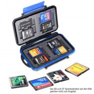Speicherkarten Transport Case wasserdicht. Safe-Box für SD und CF Karten