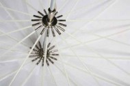 Foto-Studio Softschirm 150cm mit Fiberglas Stangen