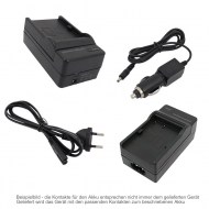 Ladegerät mit Autoadapter für Panasonic DMW-BLF19